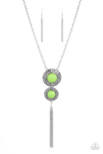 Load image into Gallery viewer, Abstract Artistry Green Necklace