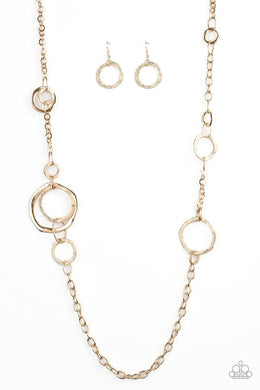 Amped Up Metallics Gold Necklace