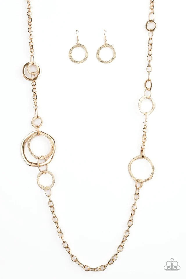 Amped Up Metallics Gold Necklace