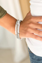 Load image into Gallery viewer, Tourist Trap White Coil Bracelet