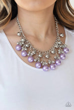 Load image into Gallery viewer, Pearl Appraisal Purple Necklace