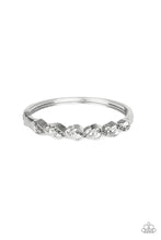 Load image into Gallery viewer, Infinite Sparkle Silver Hinged Bracelet