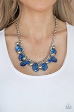 Load image into Gallery viewer, Gossip Glam Blue Necklace