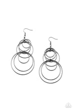 Load image into Gallery viewer, I Feel Dizzy Black Earrings