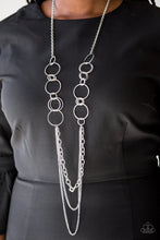 Load image into Gallery viewer, Ring Down the House Silver Necklace