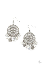 Load image into Gallery viewer, Garden Dreamcatcher White Earrings