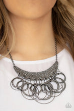 Load image into Gallery viewer, Metro Eclipse Black Necklace