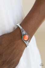 Load image into Gallery viewer, Modernly Meadow Orange Hinged Bracelet