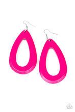 Load image into Gallery viewer, Malibu Mimosas Pink Wood Earrings
