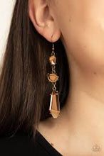 Load image into Gallery viewer, Sophisticated Smolder Brass Earrings