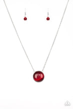 Load image into Gallery viewer, Glow Down in History Red Necklace