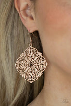 Load image into Gallery viewer, Dubai Detour Rose Gold Earrings