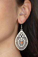 Load image into Gallery viewer, Modern Mural Brown Earrings