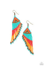 Load image into Gallery viewer, Rainbow Winds Multi Seed Bead Earrings