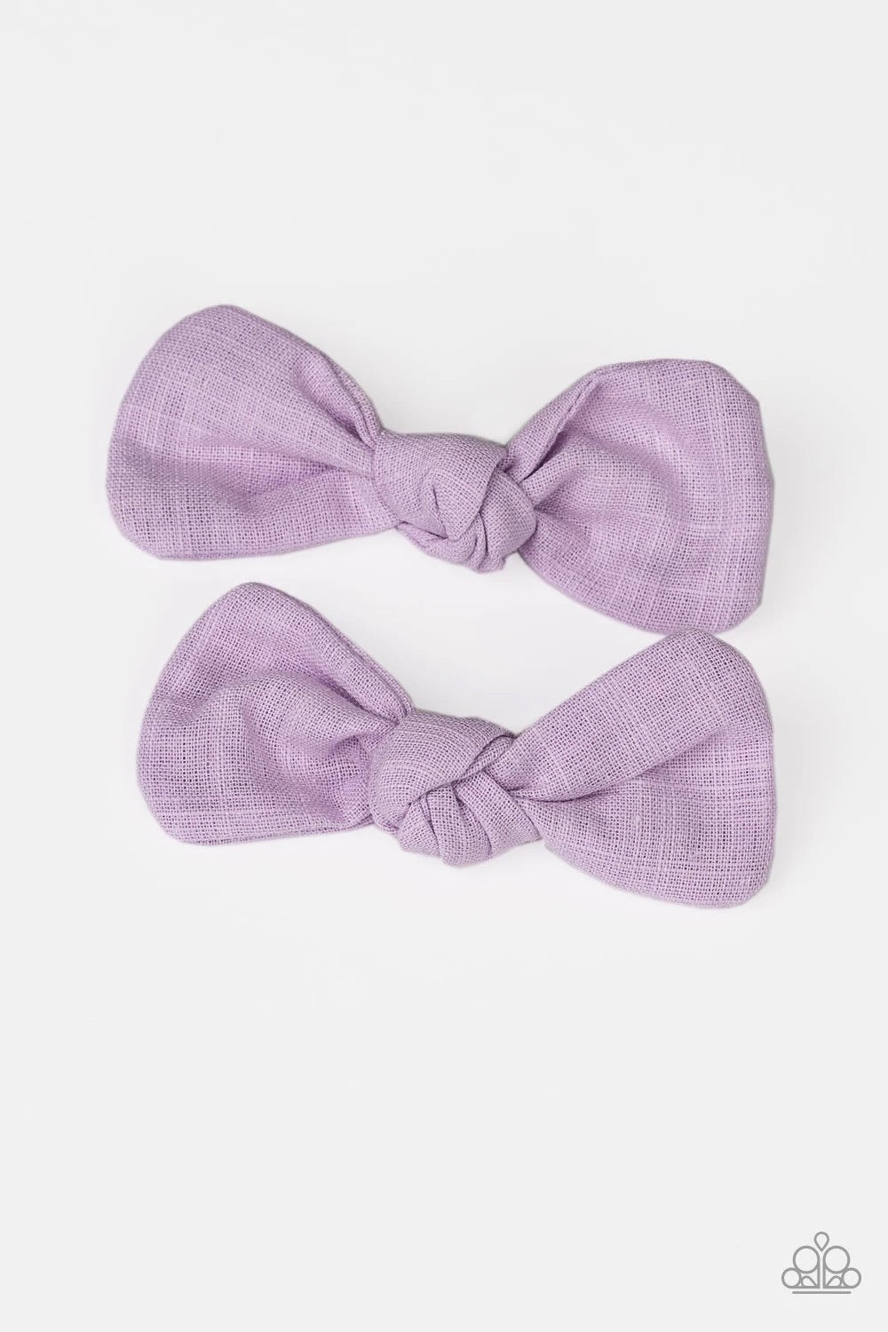 Little Bow Peep Purple Hair Clips