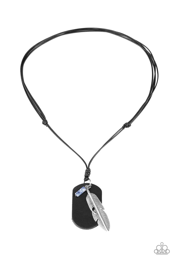Flying Solo Black Urban Necklace