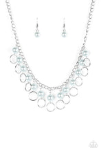 Load image into Gallery viewer, Run the Show Blue Necklace