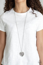 Load image into Gallery viewer, Victorian Valentine Silver Necklace