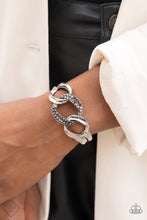 Load image into Gallery viewer, Bombshell Squad Silver Hinged Bracelet