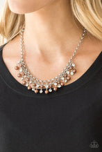 Load image into Gallery viewer, You May Kiss the Bride Brown Necklace