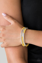 Load image into Gallery viewer, Tourist Trap Yellow Coil Bracelet