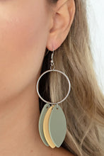 Load image into Gallery viewer, Leafy Laguna Multi Leather Earrings