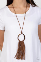 Load image into Gallery viewer, Namaste Mama Brown Necklace