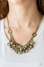 Load image into Gallery viewer, Cinderella Glam Brass Necklace