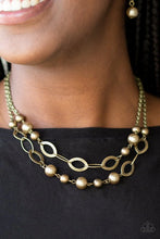 Load image into Gallery viewer, Glimmer Takes All  Brass Necklace