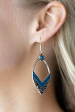 Load image into Gallery viewer, Indigenous intentions Blue Earrings