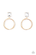 Load image into Gallery viewer, Prismatic Perfection Gold Post Earrings
