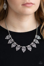 Load image into Gallery viewer, Leafy Lagoon Silver Necklace