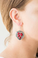 Load image into Gallery viewer, Wild Heart Wonder Red Earrings