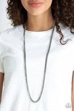 Load image into Gallery viewer, Sleek and Destroy Black Necklace