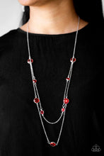 Load image into Gallery viewer, Raise Your Glass Red Necklace