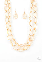 Load image into Gallery viewer, Ice Bank Gold Acrylic Necklace