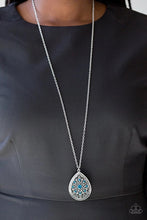 Load image into Gallery viewer, I am a Queen Blue Necklace
