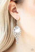 Load image into Gallery viewer, Elegantly Effervescent White Earrings
