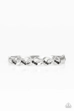Load image into Gallery viewer, Infinite Sparkle Black Hinged Bracelet