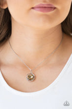 Load image into Gallery viewer, Dazzle in Diamonds Brown Necklace