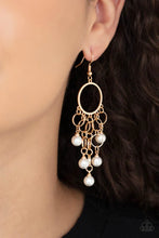Load image into Gallery viewer, When Life Gives You Pearls Gold Earrings