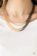 Load image into Gallery viewer, Metro Madness Gold Necklace