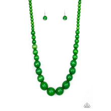 Load image into Gallery viewer, Effortlessly Everglades Green Wood Necklace