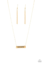 Load image into Gallery viewer, Love One Another Gold Necklace