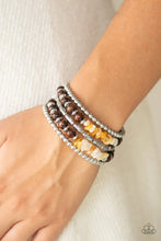 Load image into Gallery viewer, Soul Searchin Yellow Coil Bracelet