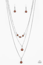 Load image into Gallery viewer, High Heels and Hustle Brown Necklace