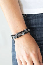 Load image into Gallery viewer, Really Rugged Black Urban Bracelet