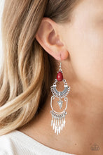 Load image into Gallery viewer, Progressively Pioneer Red Earrings