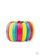 Load image into Gallery viewer, Colorfully Congo Multi Wood Bracelet