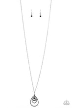 Load image into Gallery viewer, Teardrop Drama Silver Necklace